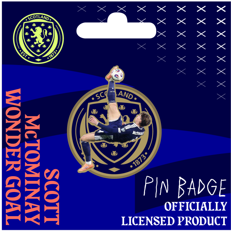 McTominay Wonder Goal Spinning Pin | Official Scotland Collectable | Clyde FC Shop