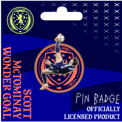 McTominay Wonder Goal Spinning Pin | Official Scotland Collectable | Clyde FC Shop