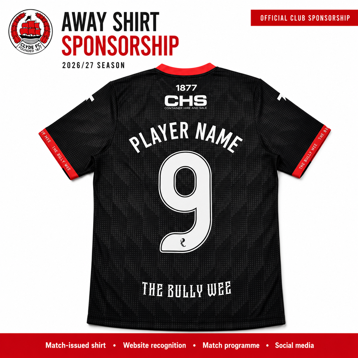Player Away Shirt Sponsorship 2026/27