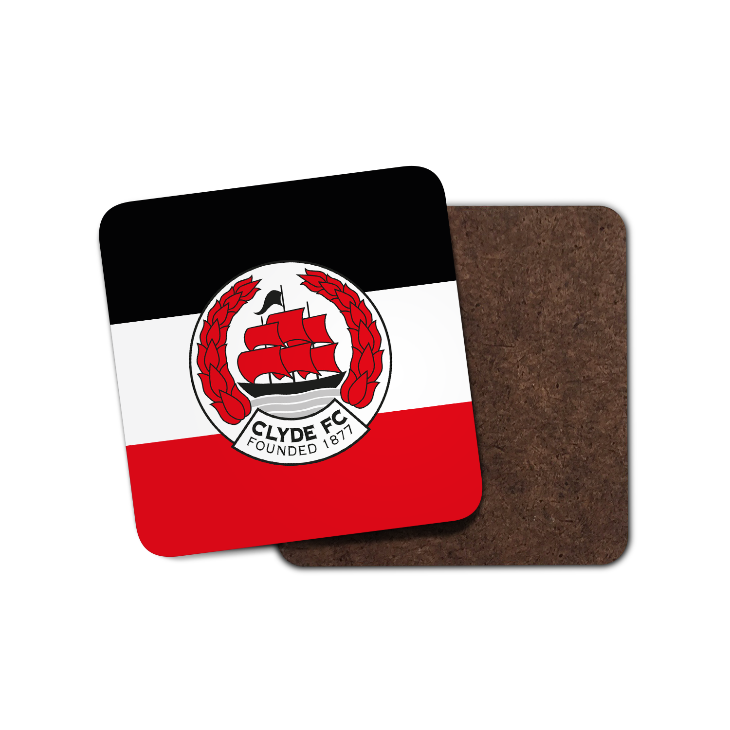 Clyde FC Flag Coaster