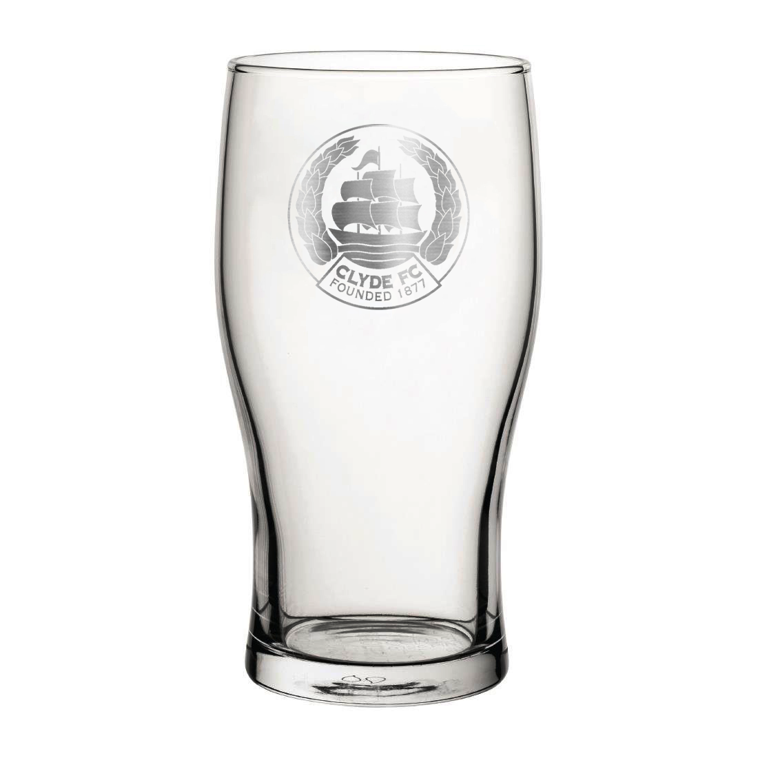 Clyde FC Tulip Pint Glass