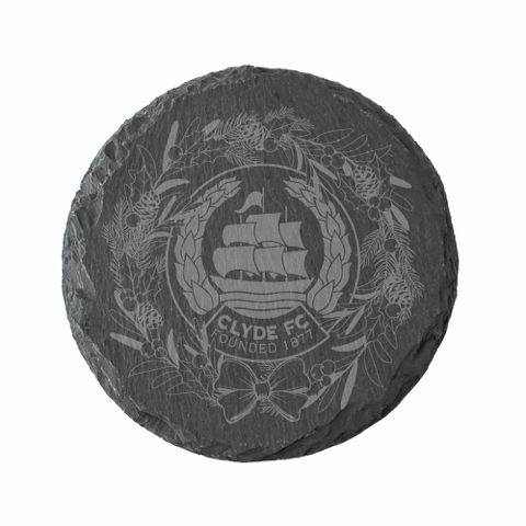 Clyde Wreath Circle Coaster png