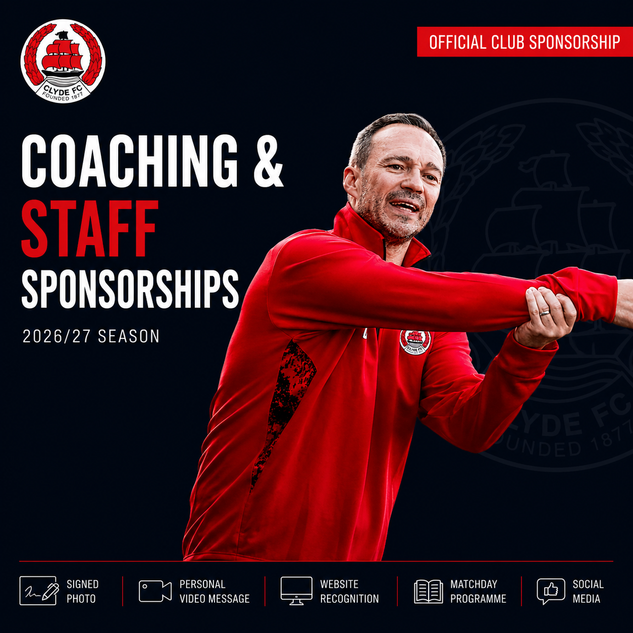 2026/27 Coaching & Staff Sponsorship