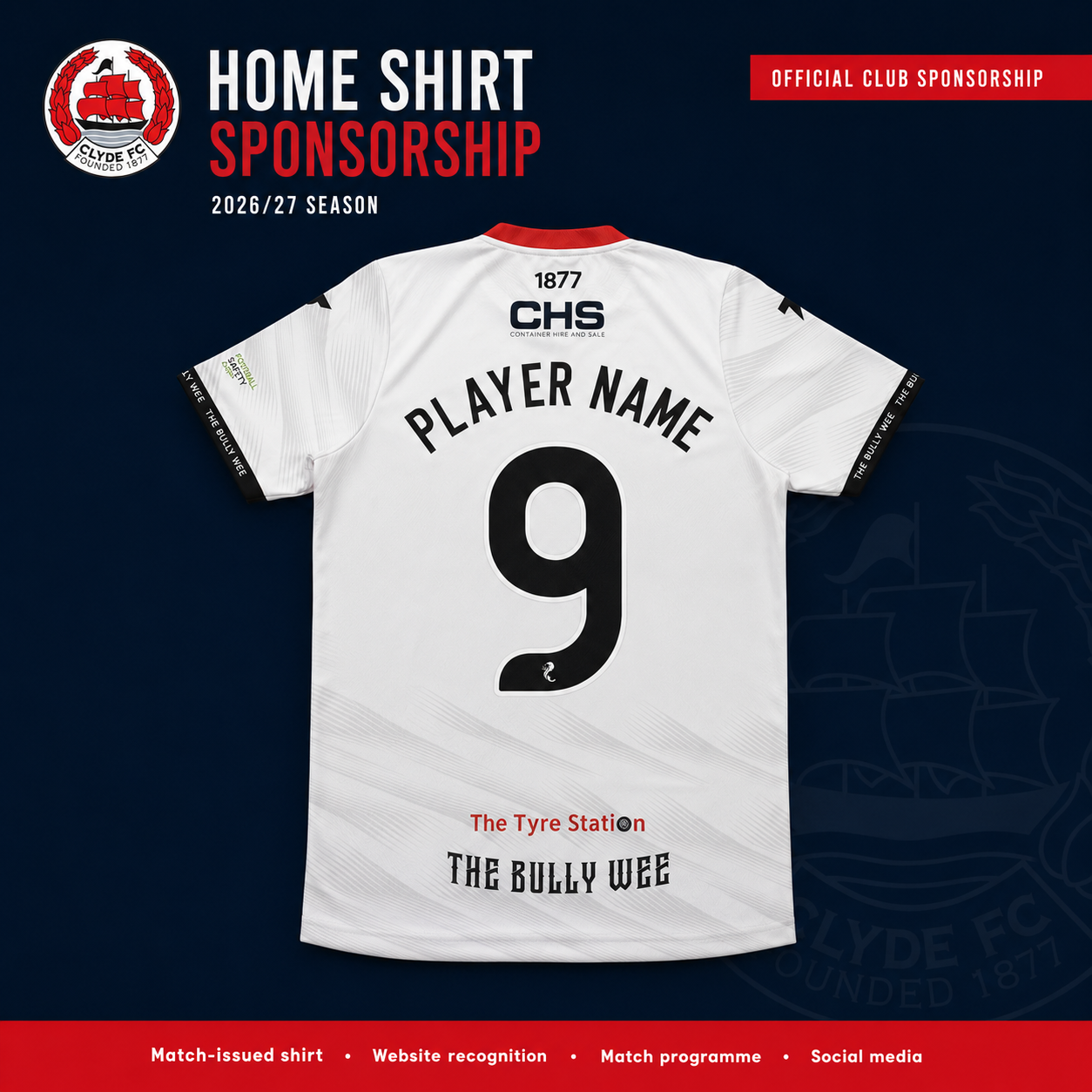 Player Home Shirt Sponsorship 2026/27