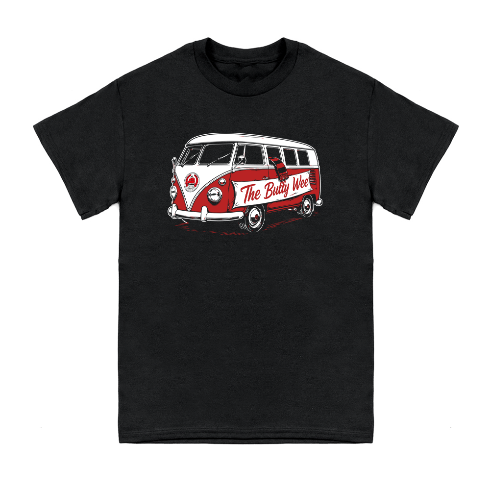 Clyde FC Camper T Shirt - Black