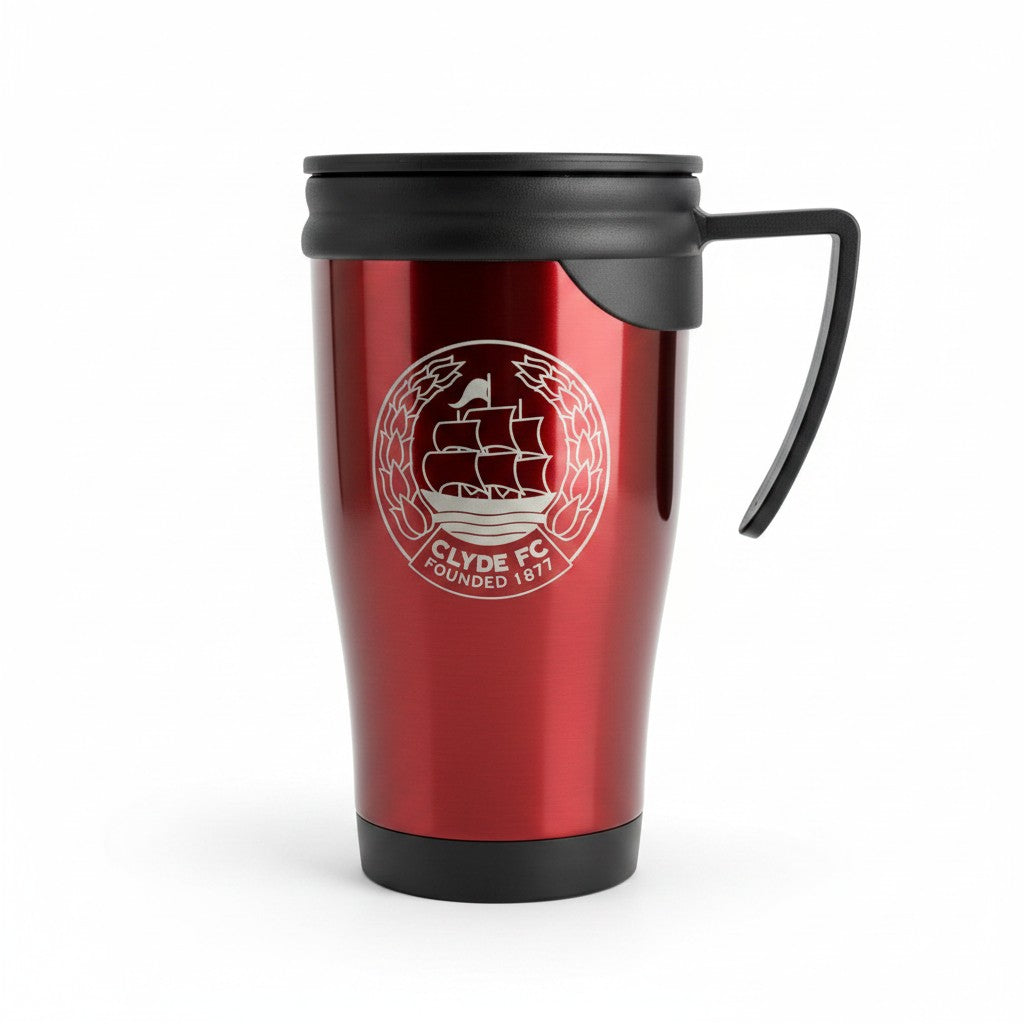 Clyde FC Travel Mug Red