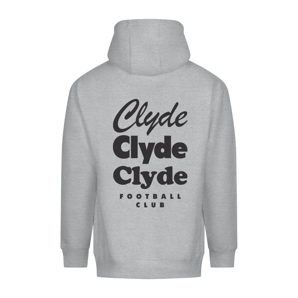 Clyde FC Stack Hoodie Grey