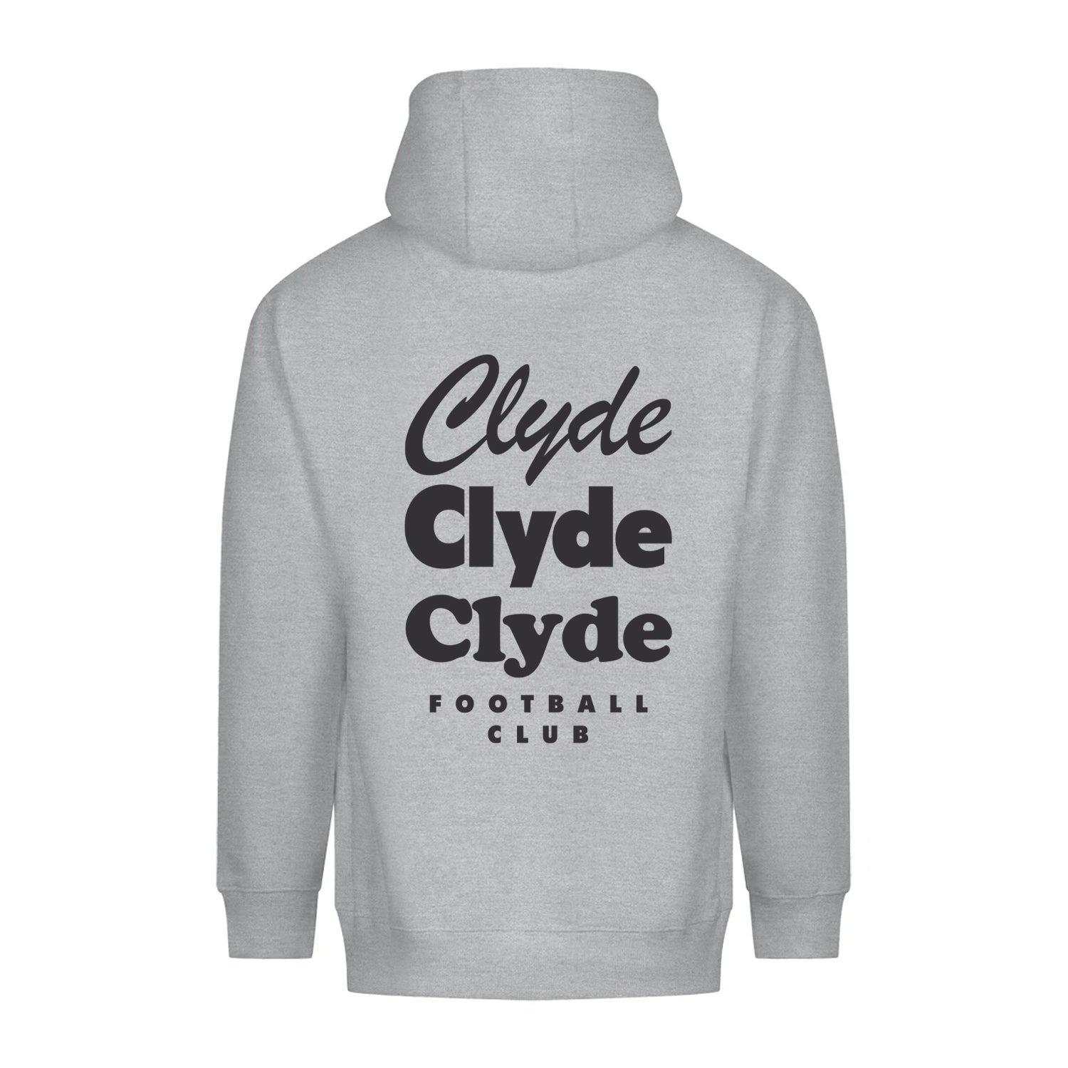 Clyde FC Stack Hoodie Grey