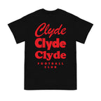 Clyde FC Stack T Shirt Black
