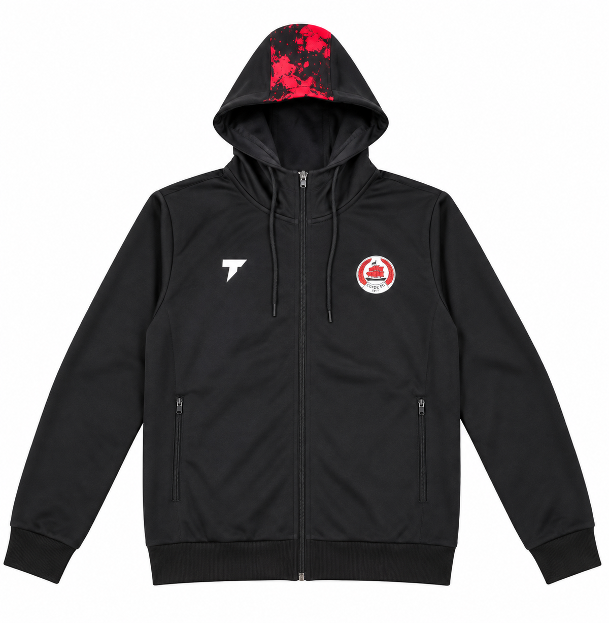 Adult Black Full Zip Training Hoodie