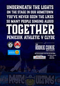 The Rookie Cuikie Issue 9 programme cover, Penicuik Athletic v Clyde, Scottish Cup, 23 October 2026